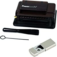 Powermatic Mini Noir Brown + Cenicero de bolsillo- negro- plástico- M
